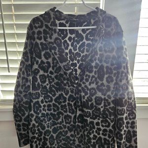 Leopard Sweater Jacket